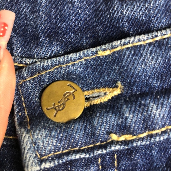 YSL 1970s High Waist Denim Jeans - Picture 4 of 8